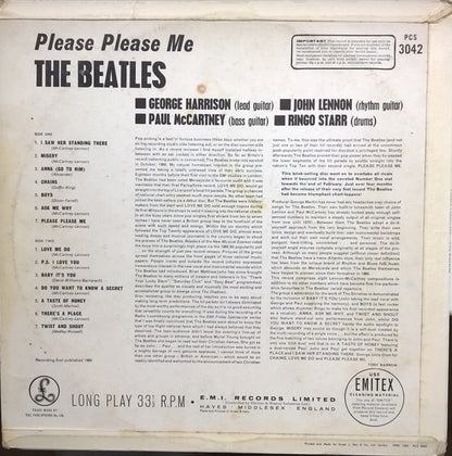 The Beatles : Please Please Me (LP, Album, RP, 4th)