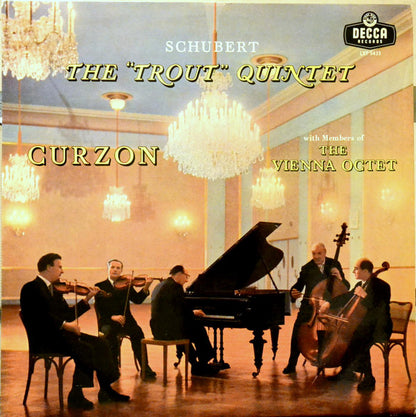 Franz Schubert - Clifford Curzon With Mitglieder Des Wiener Oktetts : The "Trout" Quintet (LP, Mono)