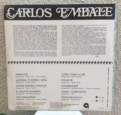 Carlos Embale : Carlos Embale (LP, Album)