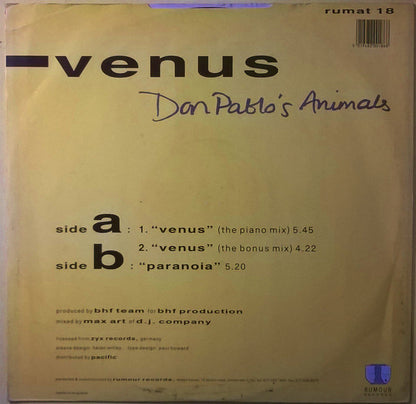 Don Pablo's Animals : Venus (12")