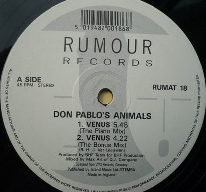 Don Pablo's Animals : Venus (12")