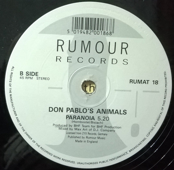 Don Pablo's Animals : Venus (12")