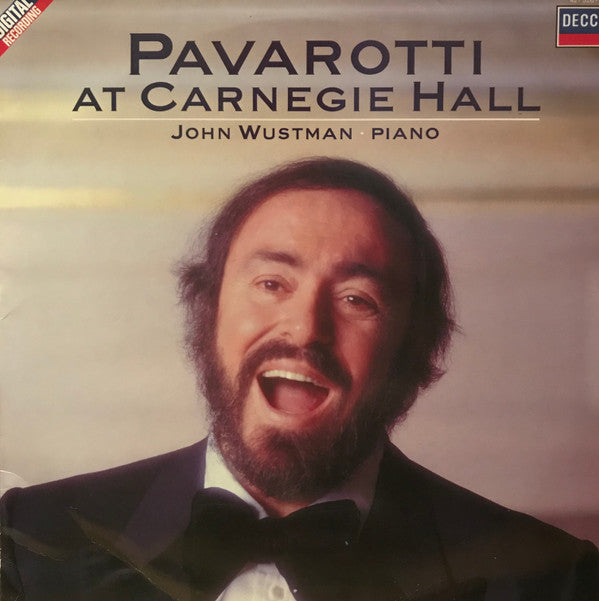 Luciano Pavarotti, John Wustman : At Carnegie Hall (LP)