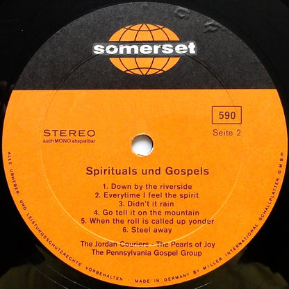 The Jordan Couriers, The Pearls Of Joy, The Pennsylvania Gospel Group : Spirituals Und Gospels (LP)