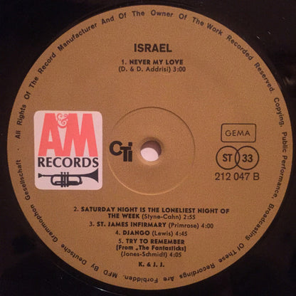 Kai Winding & J.J. Johnson : Israel (LP, Album, Gat)