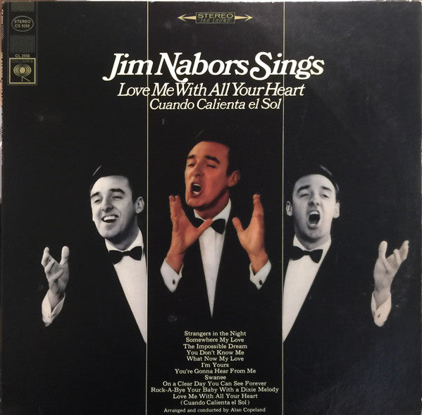 Jim Nabors : Jim Nabors Sings Love Me With All Your Heart (LP, Album)