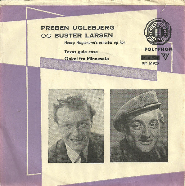 Preben Uglebjerg, Buster Larsen : Texas Gule Rose (7", Single, Mono)