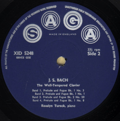 Johann Sebastian Bach - Andrés Segovia / Rosalyn Tureck : Andrés Segovia And Rosalyn Tureck Play Bach (LP, Comp, Mono)