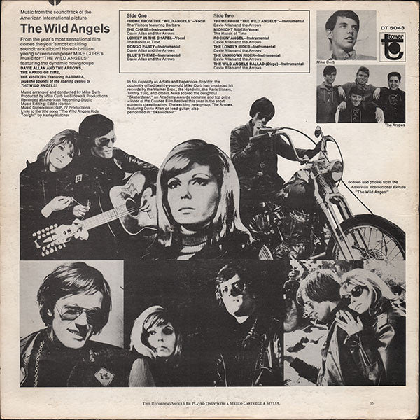 Various : The Wild Angels (LP, Album, Scr)