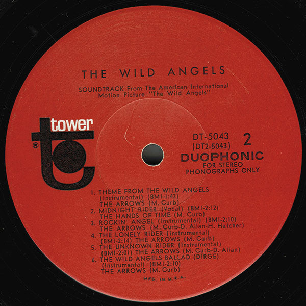 Various : The Wild Angels (LP, Album, Scr)