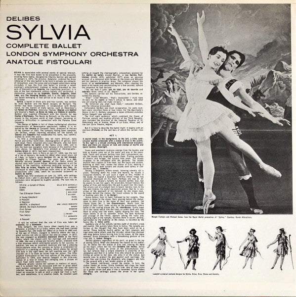 Léo Delibes, London Symphony Orchestra, Anatole Fistoulari : Sylvia (2xLP, Gat)