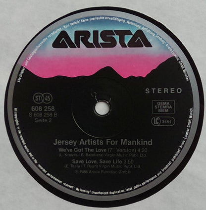 Jersey Artists For Mankind : We've Got The Love (12", Maxi)