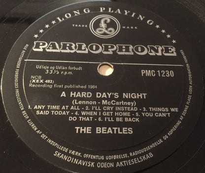 The Beatles : A Hard Day's Night (LP, Album, Mono)