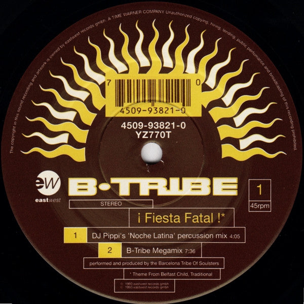 B-Tribe : ¡ Fiesta Fatal ! (12")