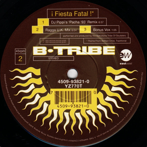 B-Tribe : ¡ Fiesta Fatal ! (12")