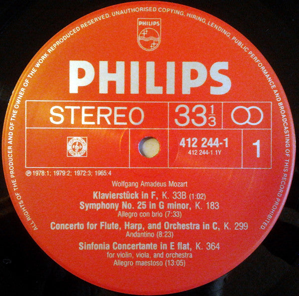 Wolfgang Amadeus Mozart, The Academy Of St. Martin-in-the-Fields, Sir Neville Marriner, Various : The Best Of Wolfgang Amadeus Mozart (LP, Comp)