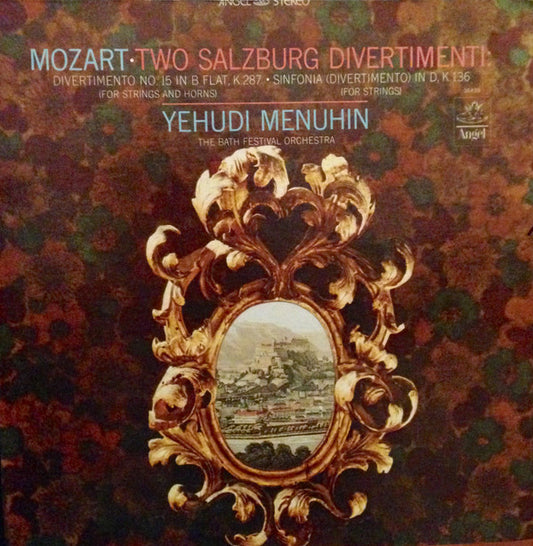 Wolfgang Amadeus Mozart - Yehudi Menuhin, Bath Festival Orchestra : Two Salzburg Divertimenti (LP, Album)