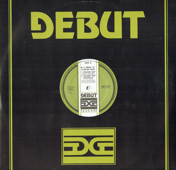 MC Miker G. & DJ Sven : Holiday Rap (12", Gen)