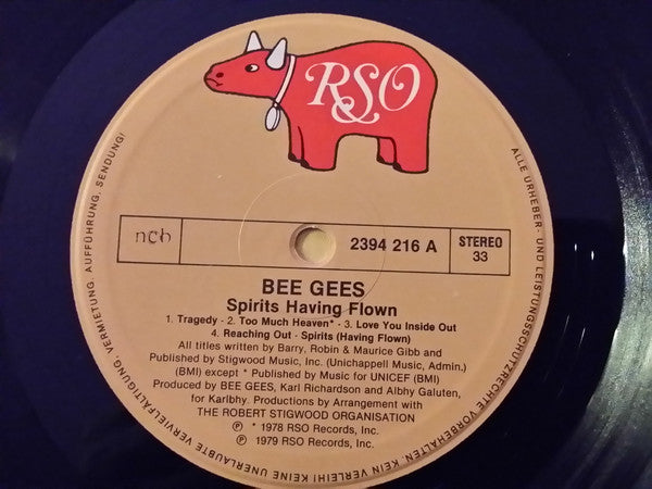 Bee Gees : Spirits Having Flown (LP, Album, Gat)