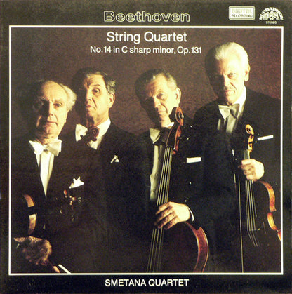 Ludwig van Beethoven, Smetana Quartet : String Quartet No.14 In C Sharp Minor, Op.131 (LP, RP)