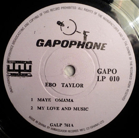 Ebo Taylor : My Love And Music (LP, Album, Ora)