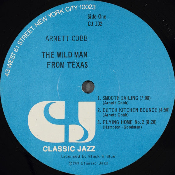 Arnett Cobb : The Wild Man From Texas  (LP)