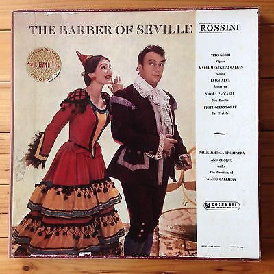 Gioacchino Rossini, Alceo Galliera Conducting The Philharmonia Orchestra : The Barber Of Seville (3xLP, Box)