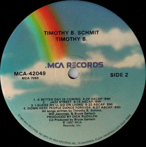 Timothy B. Schmit : Timothy B. (LP, Album)