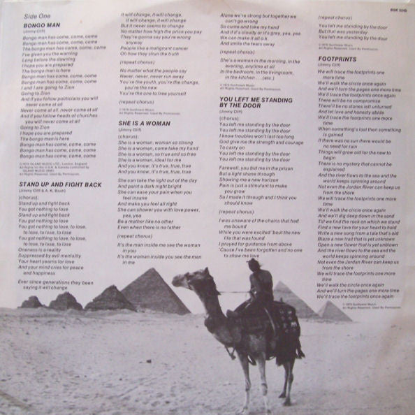 Jimmy Cliff : Give Thankx (LP, Album, Win)