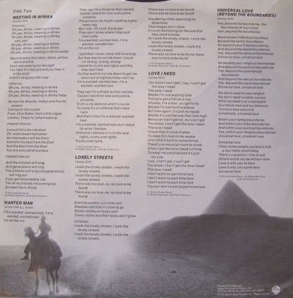 Jimmy Cliff : Give Thankx (LP, Album, Win)