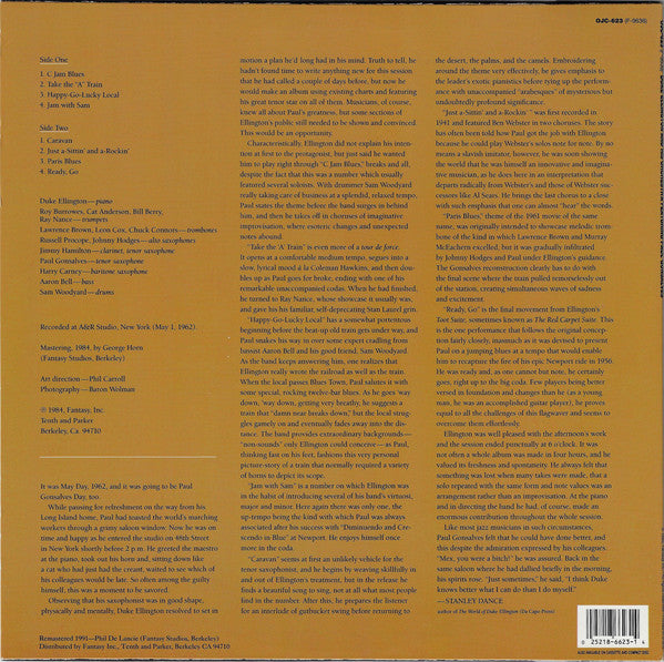 Duke Ellington And His Orchestra Featuring Paul Gonsalves : Featuring Paul Gonsalves (LP, Album, RE, RM)