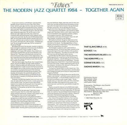 The Modern Jazz Quartet : Echoes (LP, Album)