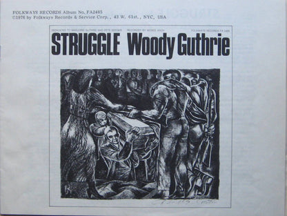 Woody Guthrie : Struggle (LP, Album, RE)