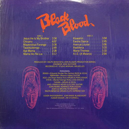 Black Blood (2) : Black Blood (LP)