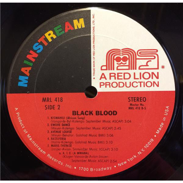 Black Blood (2) : Black Blood (LP)