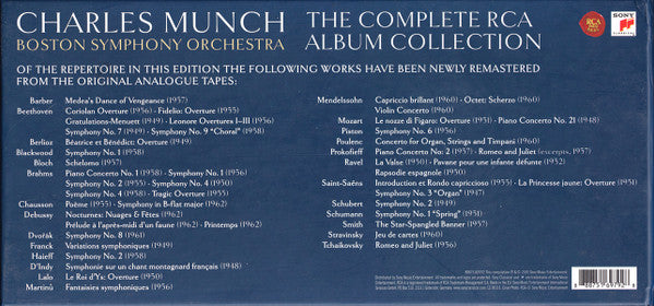 Charles Munch, Boston Symphony Orchestra, New York Philharmonic, The Philadelphia Orchestra : The Complete RCA Album Collection (86xCD, Comp, Mono, RM + Box, Ltd)