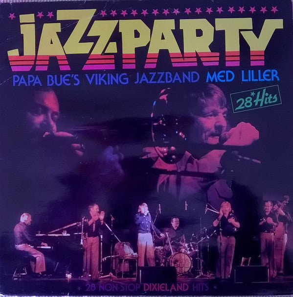 Papa Bue's Viking Jazz Band Med Bjarne "Liller" Pedersen : Jazzparty (LP)