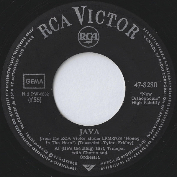 Al Hirt And His Band : Java (7", Single)
