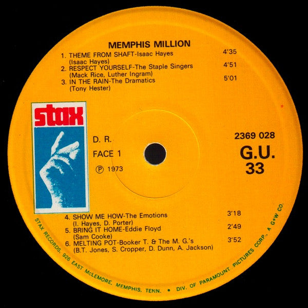 Various : Memphis Millions (LP, Comp)