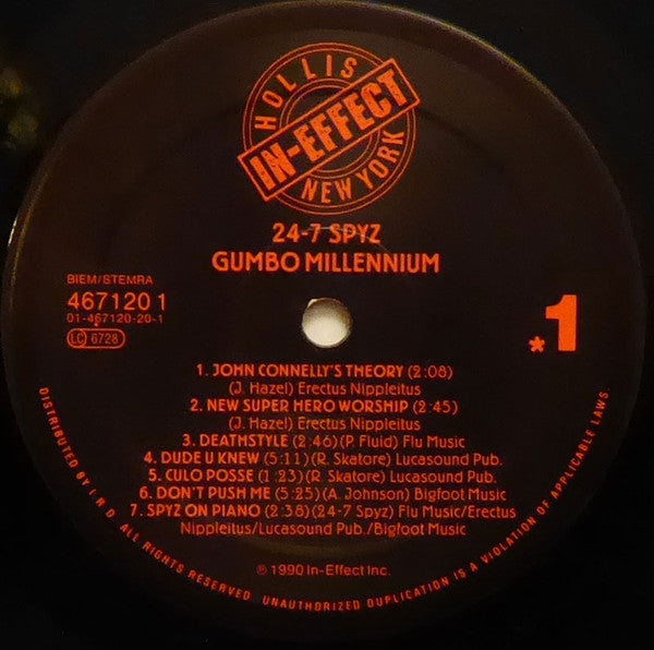 24-7 Spyz : Gumbo Millennium (LP, Album)