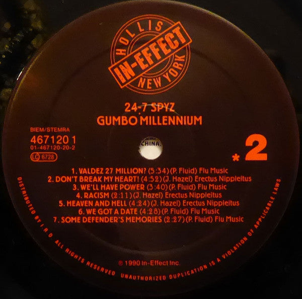 24-7 Spyz : Gumbo Millennium (LP, Album)