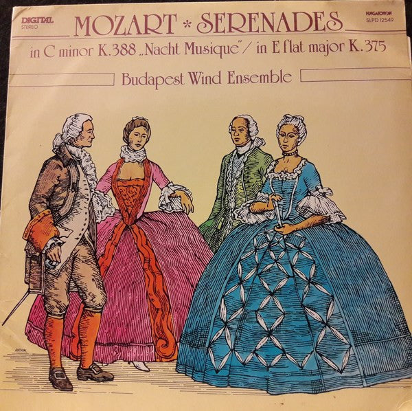 Wolfgang Amadeus Mozart, Budapest Wind Ensemble : Serenades K. 375 & 388 (LP, Album)