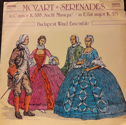 Wolfgang Amadeus Mozart, Budapest Wind Ensemble : Serenades K. 375 & 388 (LP, Album)