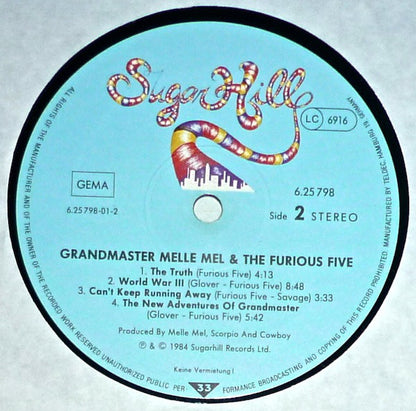 Grandmaster Melle Mel & The Furious Five : Grandmaster Melle Mel And The Furious Five (LP, Album)