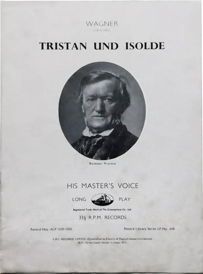 Kirsten Flagstad, Wilhelm Furtwängler, Philharmonia Orchestra, Richard Wagner : Wagner: Tristan Und Isolde (6xLP, Album, Mono, RE, RP + Box)