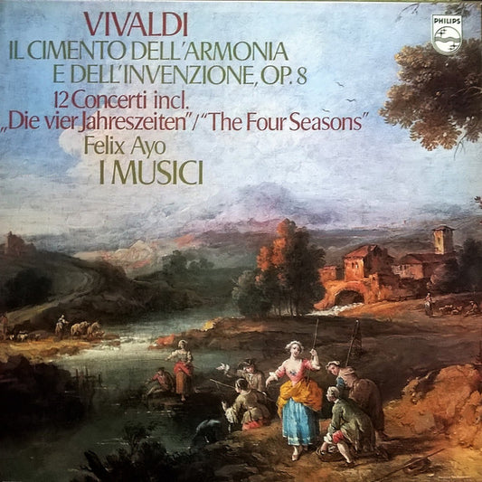 Antonio Vivaldi - I Musici, Félix Ayo : Il Cimento Dell'Armonia E Dell'Invenzione, Op.8 - 12 Concerti Incl. "Die Vier Jahreszeiten" / "The Four Seasons" (3xLP, Comp, RE + Box)