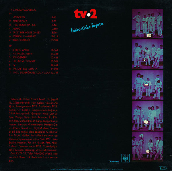 tv-2 : Fantastiske Toyota (LP, Album, Ora)