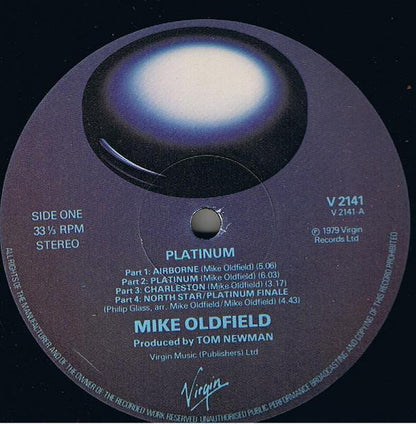 Mike Oldfield : Platinum (LP, Album, 3rd)