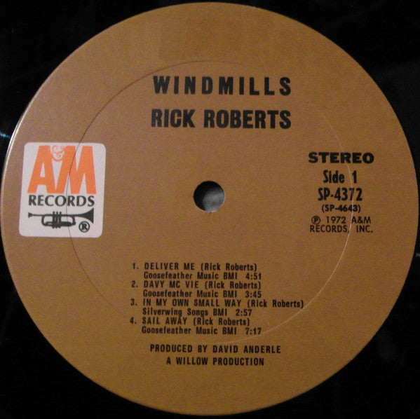 Rick Roberts : Windmills (LP, Album)