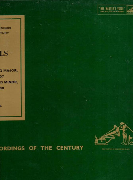 Pablo Casals - Johann Sebastian Bach : Suite No.1 In G Major Bwv 1007 / Suite No.2 In D Minor, Bwv 1008 (LP, Sle)